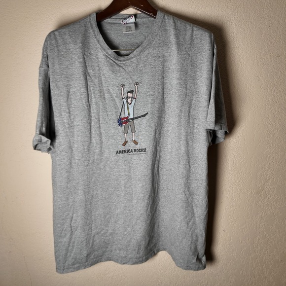 Sonoma Jean Company America Rocks! Graphic T-Shirt XL Mens Gray‎ - Picture 2 of 6